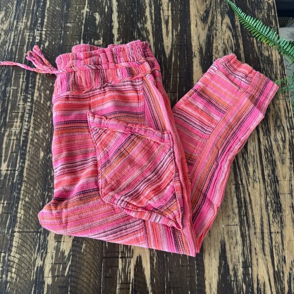 Free People - Stripe Boho Pants – Size XSMALL (Runs Big)